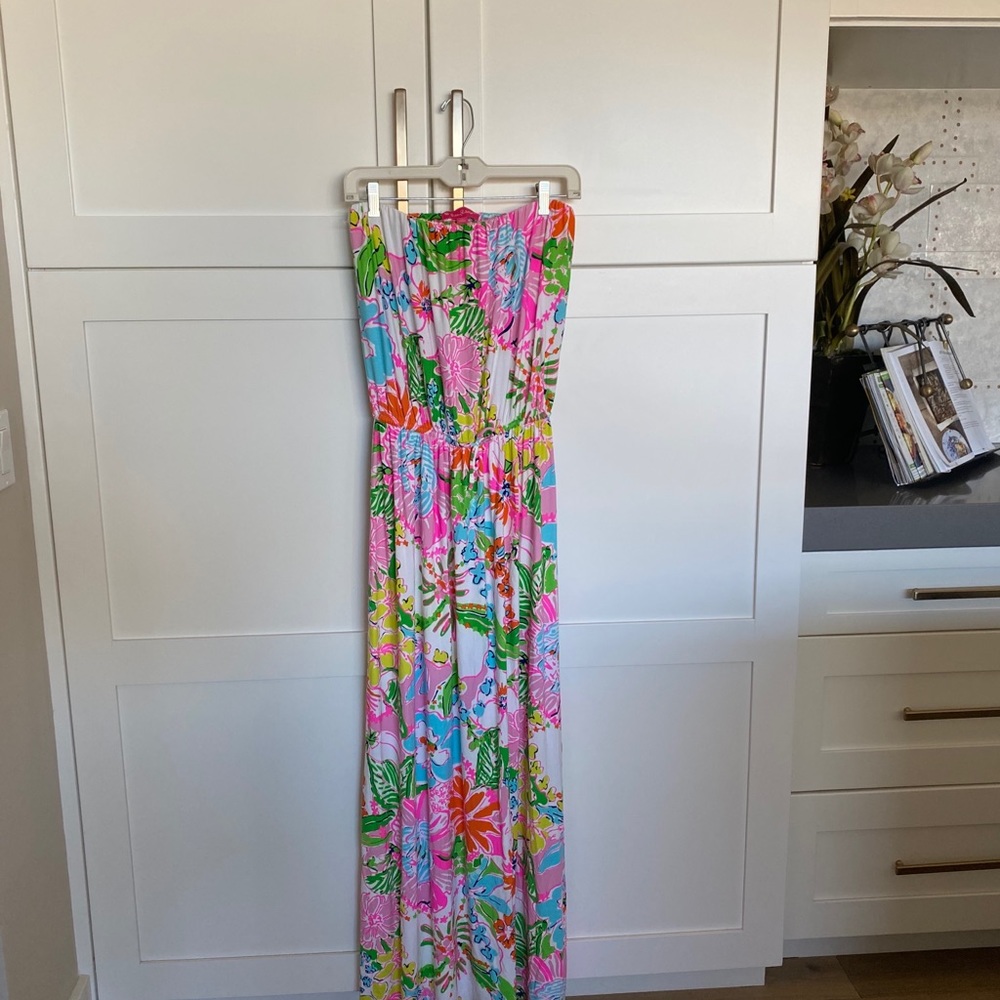 Lilly Pulitzer for Target Floral Maxi Dress - Pink, Green, Blue